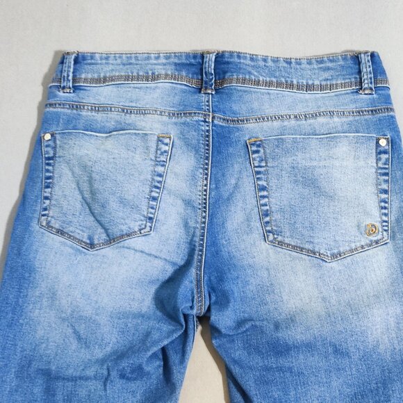 Indigo Rein Jeans women's junior size 13/30  denim blue ankle skinny high rise - Picture 4 of 14